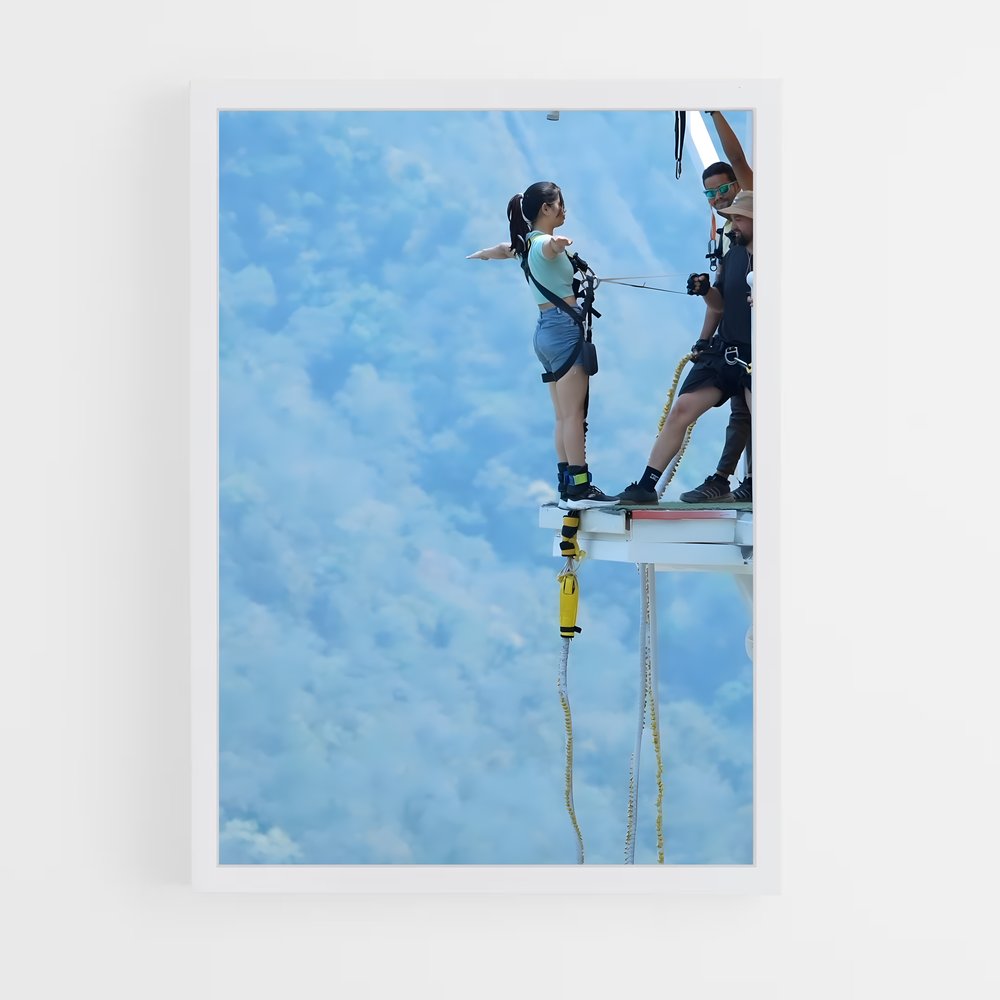 Poster Plongée Aérienne – affiche Saut à l’élastique (vue 3)